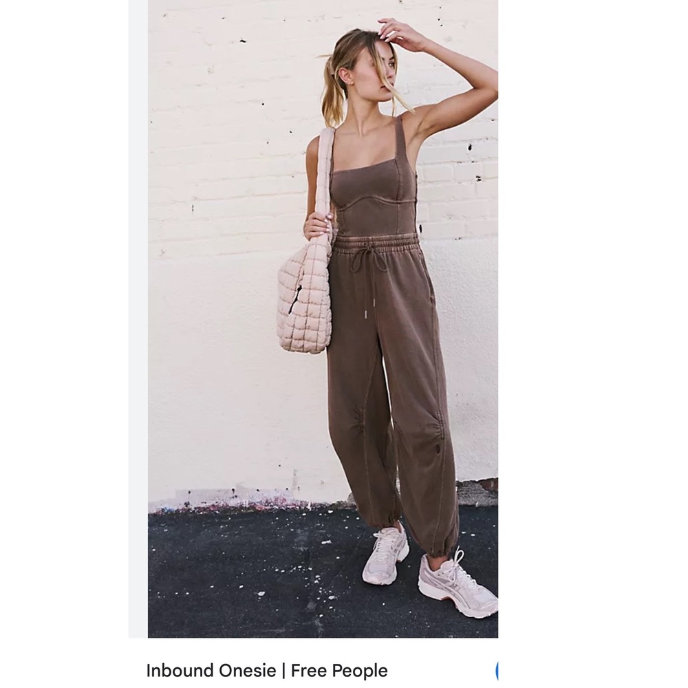 Free People Brown Jumpsuit